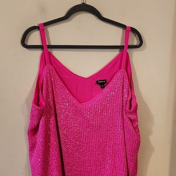 Torrid sequins top size 3 - Picture 2 of 5
